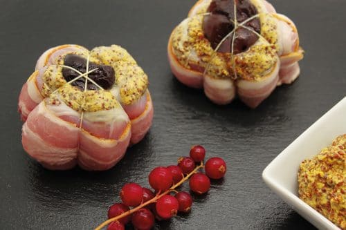 Paupiettes de lapin, fondue de carotte