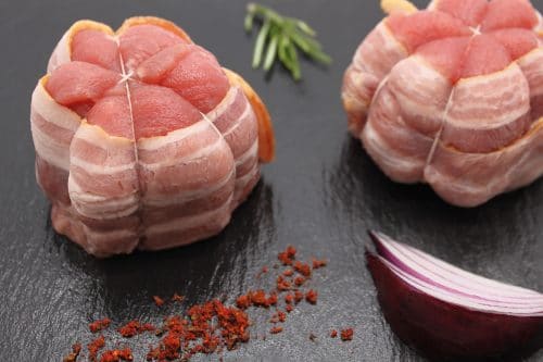 Paupiettes de porc aux pruneaux et pommes