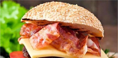 Burger au lard